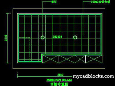 Kitchen CAD plane and elevation 80